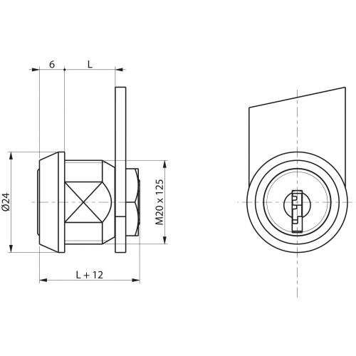 Batteuse sur numéro 2131A type 1048A 1/2 tour - RONIS - 1048A S/N 2131A pas cher Secondaire 2 L