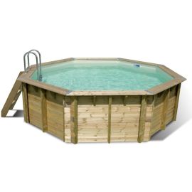 Piscine OCEA 430 H120 cm liner beige 75/100 UBBINK 7504507 photo du produit Principale M