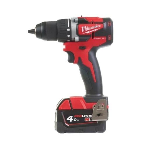 Perceuse-visseuse M18 CBLDD-402C BRUSHLESS + 2 batteries 4 Ah + chargeur + coffret MILWAUKEE 4933464539 photo du produit Secondaire 1 L