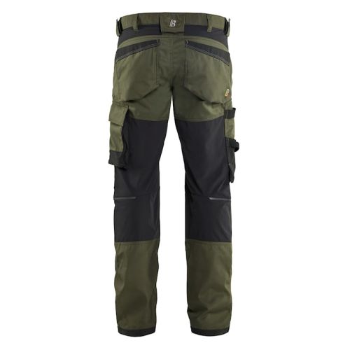 Pantalon stretch 2D vert foret/gris moyen T42L - BLAKLADER - 175118324298C148 pas cher Secondaire 1 L