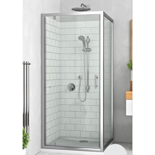 Paroi de douche EQUI fixe en verre clair ROTH 1406000056 photo du produit Principale L