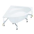 Baignoire en angle DOMO 135x135 avec châssis et tablier JACOB DELAFON E60224-00 photo du produit Secondaire 2 S