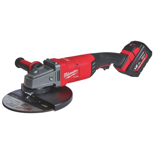 Meuleuse d'angle 18 V M18 FLAG230XPDB-121C 230 mm + batterie 12 Ah + chargeur rapide + coffret MILWAUKEE 4933464115 photo du produit