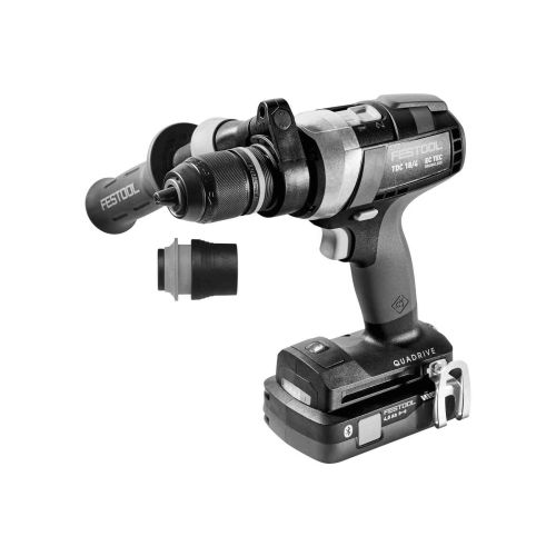 Perceuse-visseuse 18V TDC 18/4 5,2/4,0 I-Plus QUADRIVE + batteries + chargeur + Systainer3 - FESTOOL - 575602 pas cher Secondaire 1 L