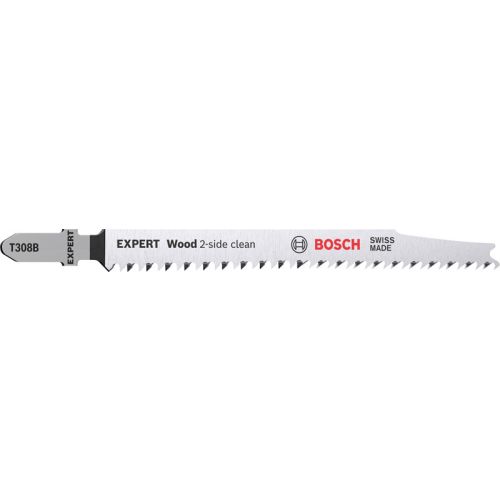 Lame de scie sauteuse Expert Wood 2-Side Clean T308 B pack de 3 BOSCH 2608900550 photo du produit