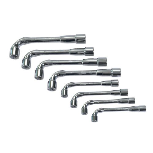 Jeu de 8 clés à pipe débouchées polies 6x12 pans SAM OUTILLAGE 93-SDJ8 photo du produit Secondaire 1 L