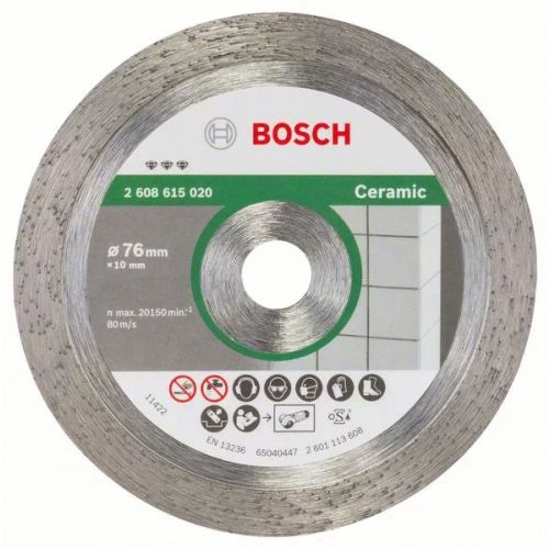 Disque céramique D.76 GWS 12 76V-EC BOSCH 2608615020 photo du produit Principale L