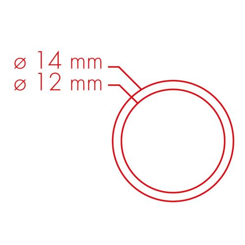 Ressort à cintrer avec fil carré et anneaux diamètre 12 mm MEJIX 180465 photo du produit Secondaire 3 L