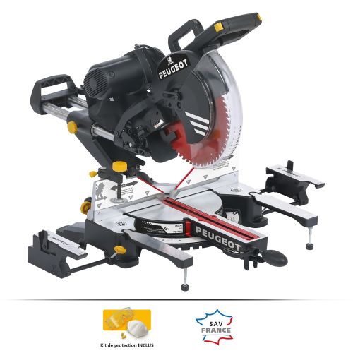 Scie onglet radiale 1600 W double inclinaison PEUGEOT OUTILLAGE 132055 photo du produit Secondaire 1 L