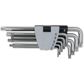 Jeu de 9 clés mâles KS Tools inox TORX percé longues - 9 pièces TB10 à TB50 - 964.0620 photo du produit Principale M