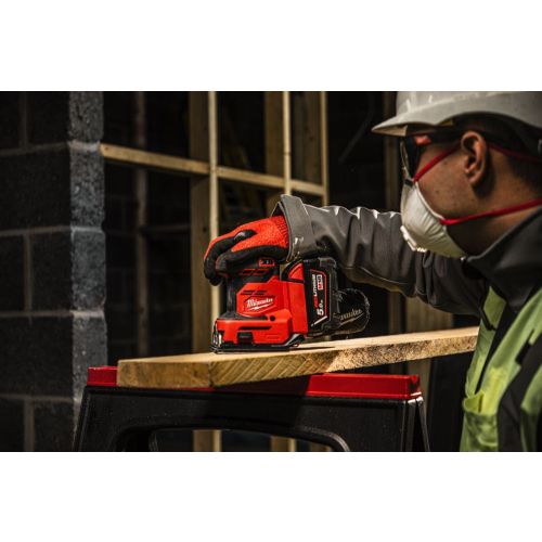 Ponceuse vibrante 18 V M18 BQSS-502B + 2 batteries 5 Ah + chargeur MILWAUKEE 4933479967 photo du produit Secondaire 6 L