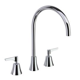 Mélangeur de lavabo bec haut mobile ADAGIO Ramon Soler chromé 3 trous 914202ML - 91A306101 pas cher Principale M