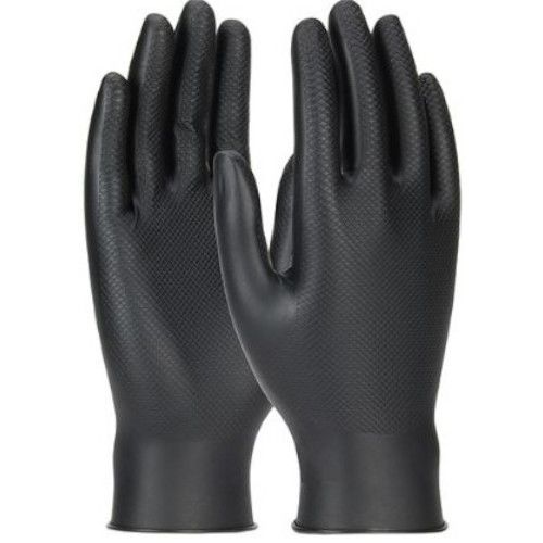 Gant usage unique Grippaz nitrile noir T7 PIP FRANCE 246BK-07 photo du produit Principale L