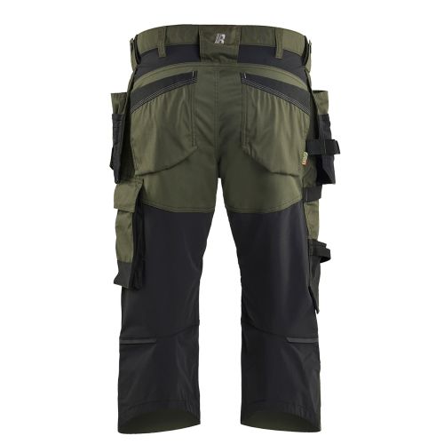 Pantacourt de travail stretch 2D vert foret/noir T38 - BLÅKLÄDER - 175418324298C44 pas cher Secondaire 1 L