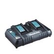 Pack énergie 18 V Li-Ion (2 batteries BL1860B 6 Ah  + chargeur double DC18RD) en coffret MAKPAC III MAKITA 198077-8 photo du produit Secondaire 2 S