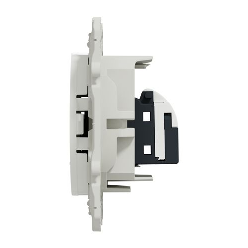 prise rj45 double catégorie 6 stp - blanc - fixation par vis - schneider  odace : : Bricolage