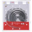 Kit 2 lames scie circulaire pour bois 235 x 30 / 25,8 mm BOSCH 2608644656 photo du produit Secondaire 1 S