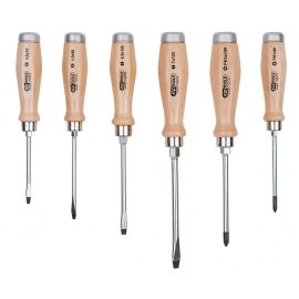 Jeu de 6 tournevis ERGOTORQUE® BOISMAX Ks Tools 3,5 à 7 mm et PH1 à PH2  - 300.1050 photo du produit Principale M