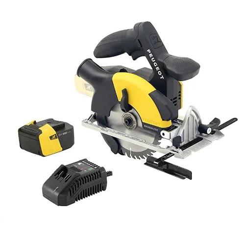 Scie circulaire 18 V EnergySaw-C18VBL 165 mm Brushless + batterie 5 Ah + chargeur PEUGEOT OUTILLAGE 650352 photo du produit