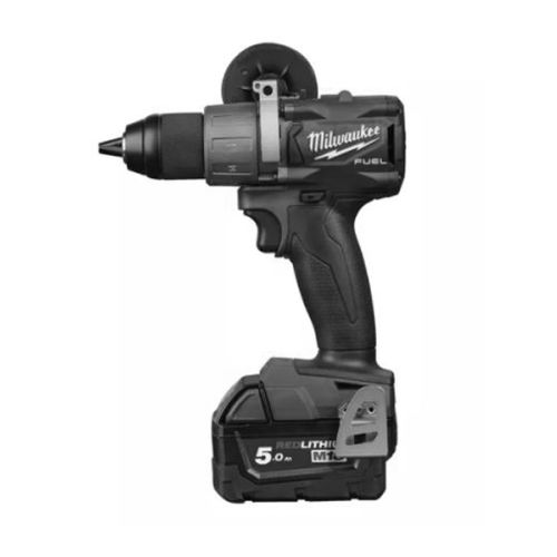 Perceuse-visseuse 18V M18 FDD2-502X + 2 batteries 5Ah + chargeur + HD-Box - MILWAUKEE TOOL - 4933464267 pas cher