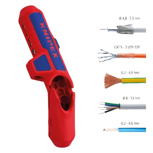 Outil universel à dégainer ERGOSTRIP® pour câble - KNIPEX - 16 95 01 SB pas cher Secondaire 3 L