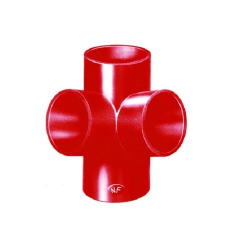 Culotte double d'&eacute;querre SMU 87&deg;30 Dn 100 SPMC LOSSIGNOL FTB02345 photo du produit Principale L