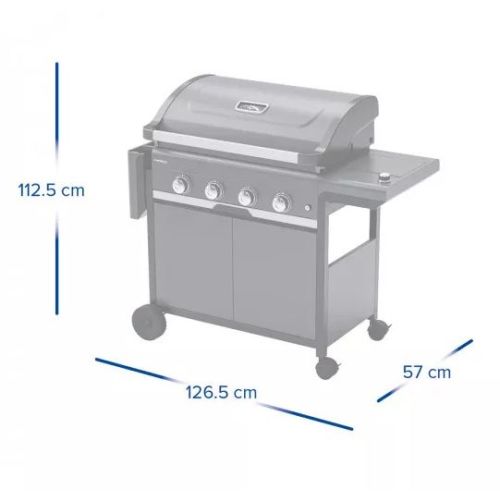 Barbecue à gaz Select 4 EXS grille + plancha réversible - CAMPINGAZ - 2181090 pas cher Secondaire 4 L