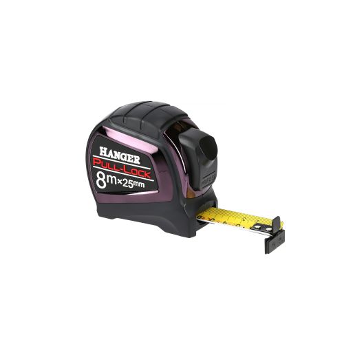 Mètre ruban 8m x 25mm 'Pull Lock' - HANGER - 100042 pas cher Secondaire 3 L