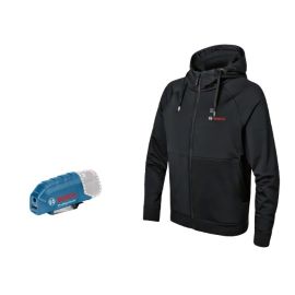 Veste chauffante Bosch à capuche idéale pour garder le corps au chaud photo du produit Principale M