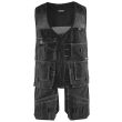 Gilet porte-outils X1500 polycoton noir TS - BL&Aring;KL&Auml;DER - 310013809900S pas cher