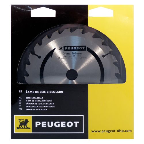 Disque à tronçonner ENERGYBLADE diamètre 165 mm alésage 20 mm PEUGEOT OUTILLAGE 801320 photo du produit Secondaire 2 L