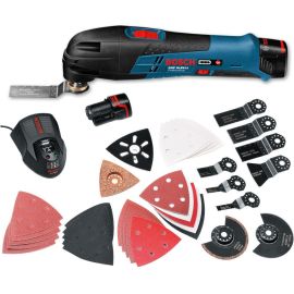 Découpeur-ponceur 10,8V Bosch GOP 10.8 V-LI avec accessoires + 2 batteries 1,3 Ah + chargeur en coffret L-BOXX - 060185800D photo du produit Principale M