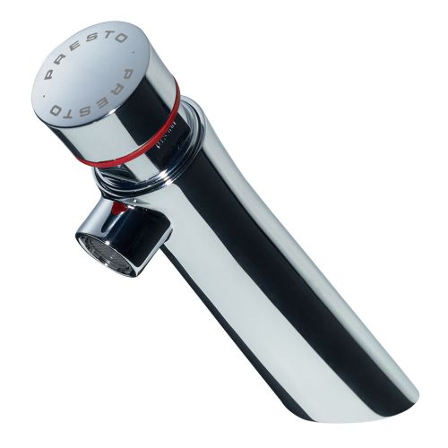 Robinet simple temporis&eacute; pour lavabo NEO 15 secondes chaud sur plage PRESTO 65100 photo du produit