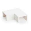 Angle plat AX 30 x 10 mm blanc pour moulure Axis mini OBO BETTERMANN 6131653 photo du produit Secondaire 1 S