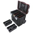 Caisse de transport polypropylène StorageHub-6550 65 l avec 2 roues PEUGEOT OUTILLAGE 250720 photo du produit