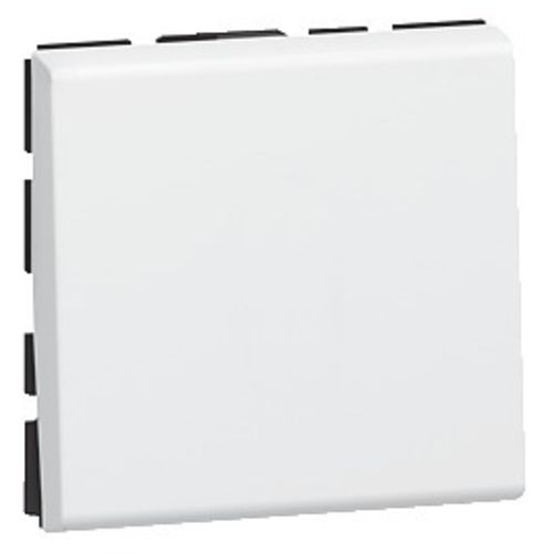 Poussoir MOSAIC 6 A 250 V 2 modules blanc LEGRAND 077040 photo du produit Secondaire 1 L