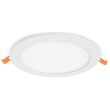 Plafonnier LED SLIMY blanc D 225 mm 18 W 4000 K MIIDEX 77571 photo du produit