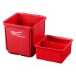 Bacs amovibles PACKOUT 10x10 CM NEST BIN 2 pièces MILWAUKEE 4932480698 photo du produit Secondaire 2 S
