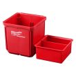 Bacs amovibles PACKOUT 10x10 CM NEST BIN 2 pièces MILWAUKEE 4932480698 photo du produit Secondaire 1 S