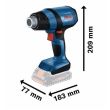 Décapeur thermique 18 V GHG 18V-50 Professional (sans batterie ni chargeur) + coffret L-BOXX BOSCH 06012A6501 photo du produit Secondaire 1 S