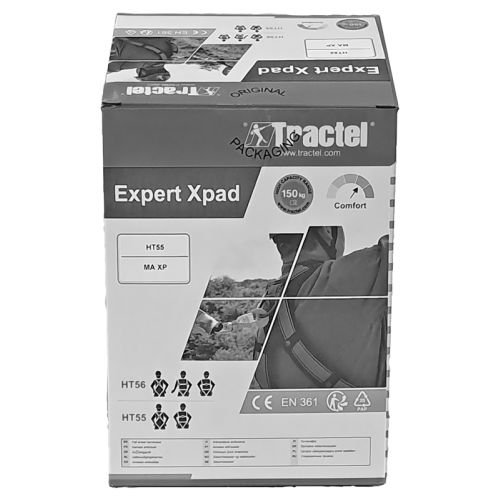 Harnais de sécurité antichute HT55 bleu/noir TXL - TRACTEL - 65612 pas cher Secondaire 3 L