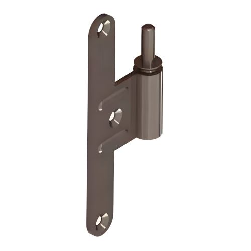 Lame mâle pour paumelle universelle huisserie bois inox droite 130 x 43 mm MONIN 627800 photo du produit