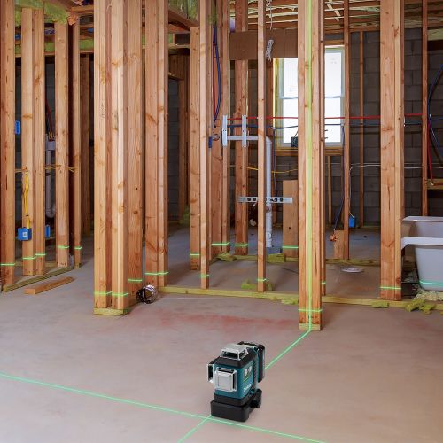 Laser à faisceau vert 12 V avec 4 lignes verticales et horizontales (sans batterie ni chargeur) MAKITA SK700DGD photo du produit Secondaire 6 L