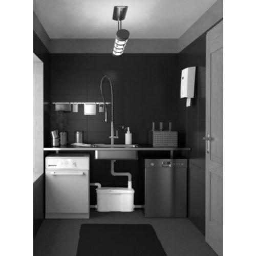Pompe de relevage sanitaire spéciale gros débit 700W - WATERMATIC - WVD120 pas cher Secondaire 2 L