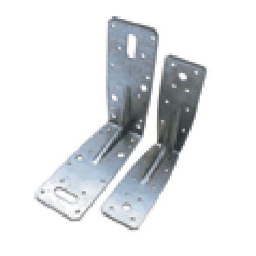 Equerre d'assemblage nervur&eacute;e 150x150x60mm - WAELBERS - 4924.11 pas cher