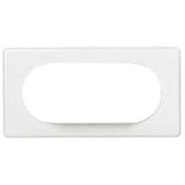 Plaque Legrand neutre 4/5 modules blanc - 068635 pas cher Principale M