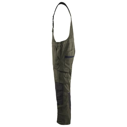 Cotte à bretelles + stretch vert kaki/noir T42L - BLÅKLÄDER - 269513304599C148 pas cher Secondaire 3 L