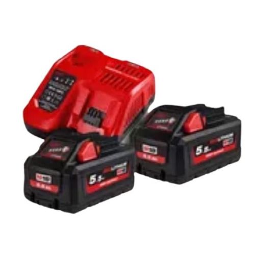 Pack de 2 batteries 18 V M18 HNRG HIGH OUTPUT™ 5,5 Ah+ chargeur M12-18 FC MILWAUKEE 4933464713 photo du produit