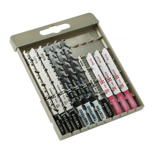 Kit de 10 lames T-SET55 pour scie sauteuse bois et métal - HANGER - 150290 pas cher Secondaire 4 L