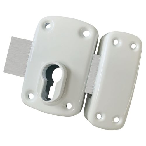 Verrou HERACLES à profil européen 958E blanc - C5-95800EB photo du produit Principale L